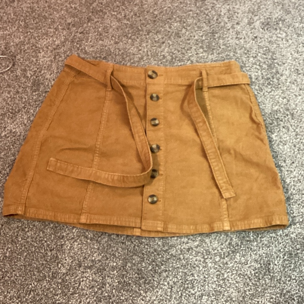American Eagle Outfitters Tan Mini Skirt